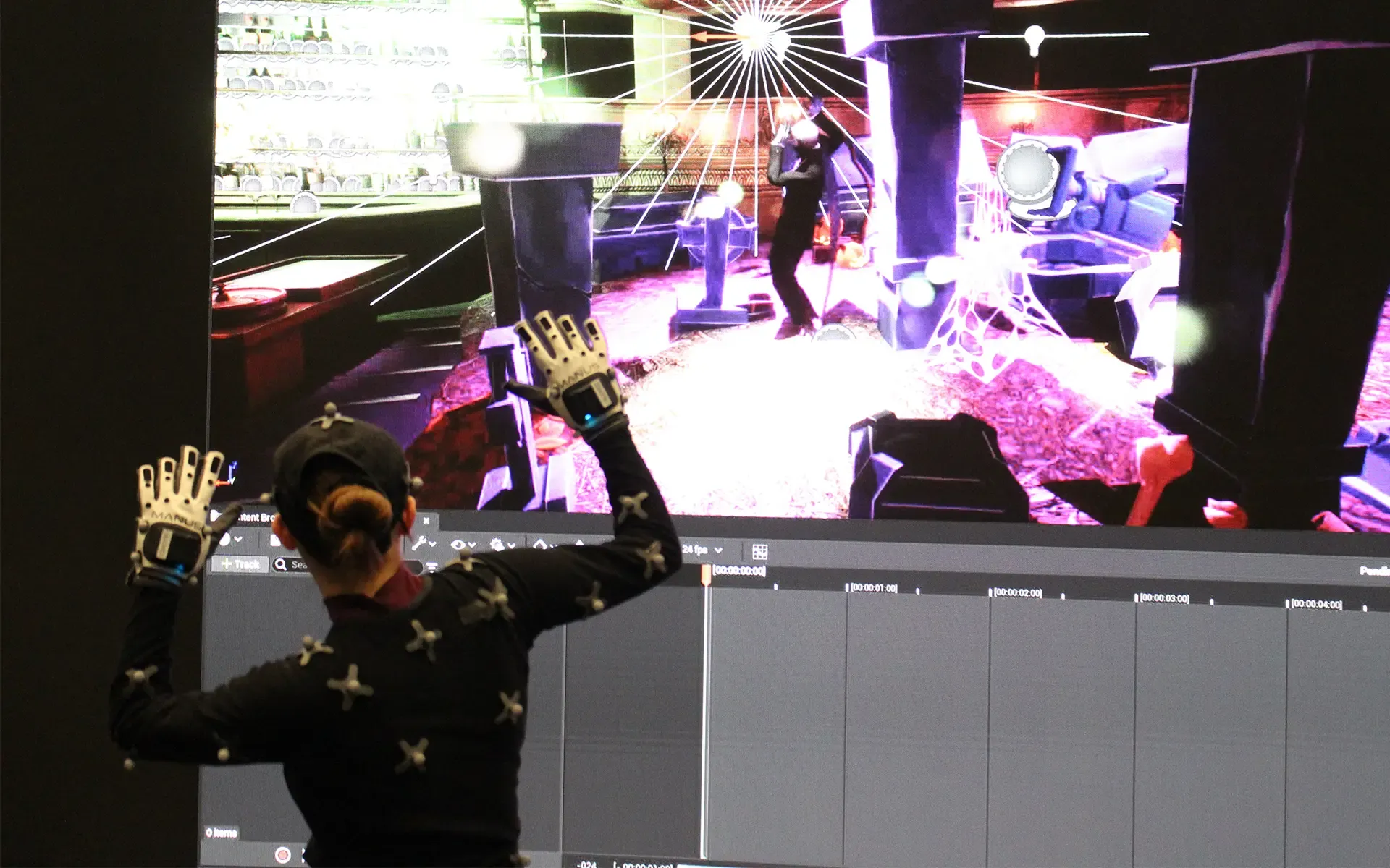 Student project composited in a real-time broadcast workflow.
